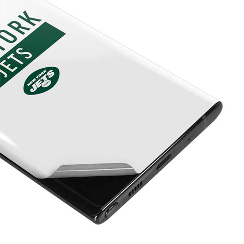 NFL New York Jets White Performance Series Galaxy Note 10 Skin
